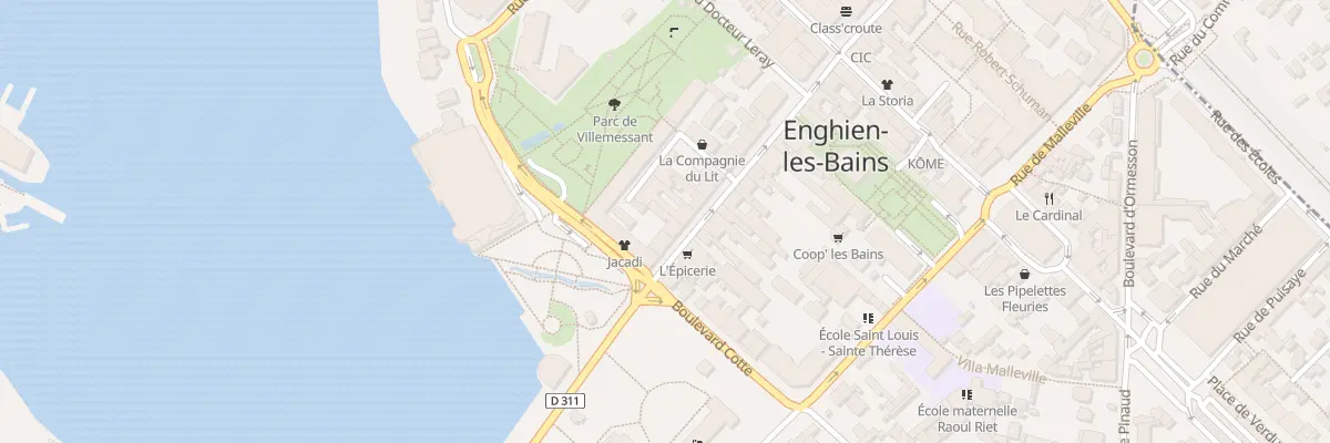 Plan du 60 Rue du Général de Gaulle à Enghien-les-Bains