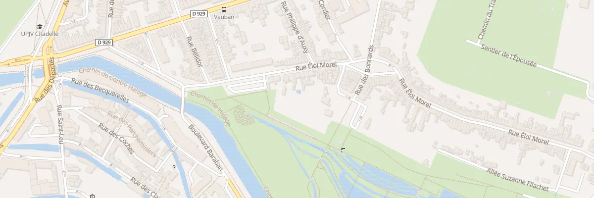 Plan du 60 Rue Eloi Morel à Amiens