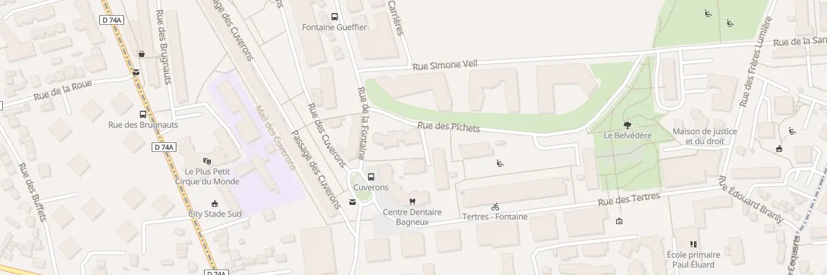 Plan du 4 Rue des Pichets à Bagneux