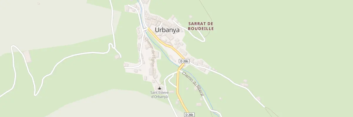 Plan du 2 Rte de la Mairie à Urbanya