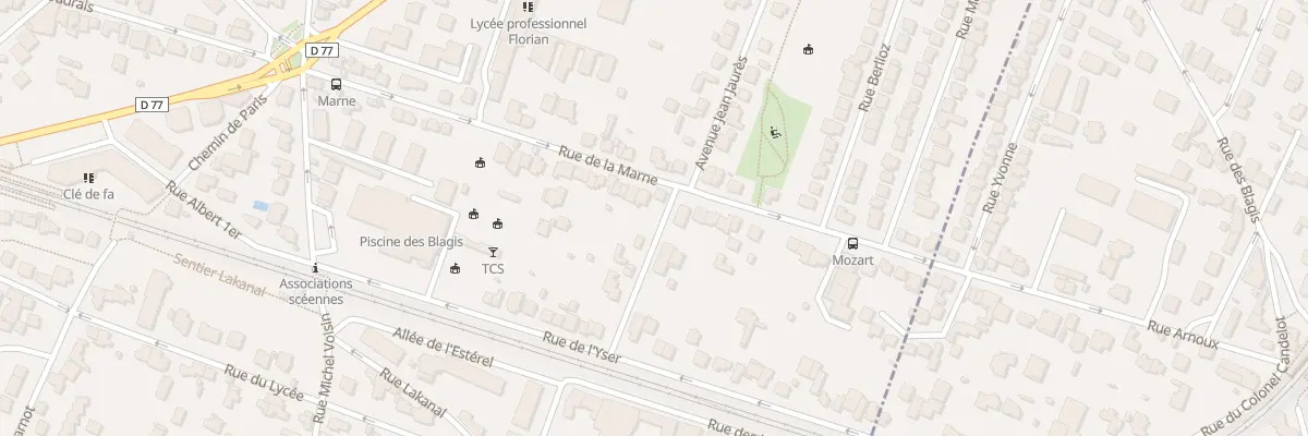 Plan du 44 Rue de la Marne à Sceaux