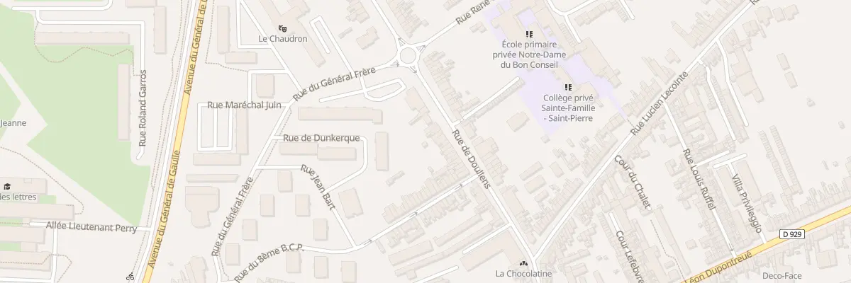 Plan du 99 Rue de Doullens à Amiens