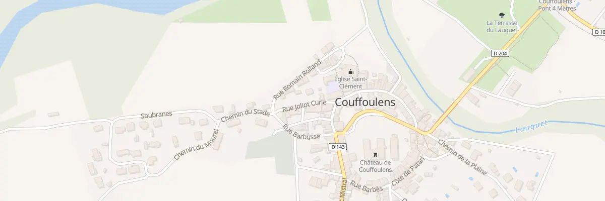 Plan du 18 Le Village à Couffoulens