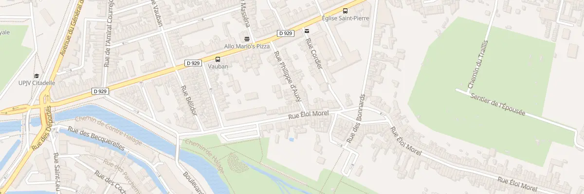 Plan du 40 Rue Philippe d’Auxy à Amiens