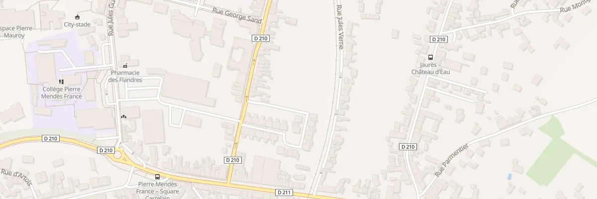 Plan du 56 Rue Paul Vaillant Couturier à Arques