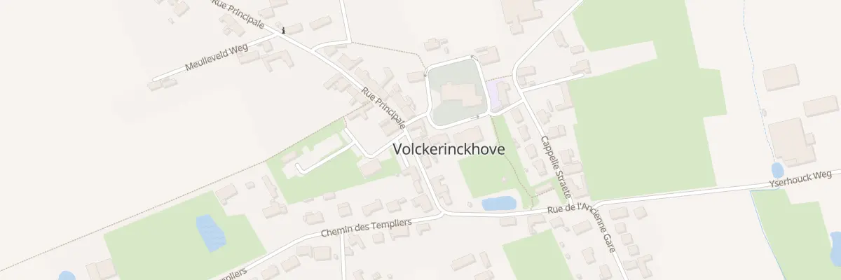 Plan du 12 Rue Principale à Volckerinckhove
