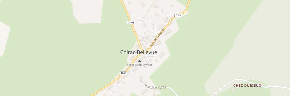 Plan du 5013 Le Bourg à Chirac-Bellevue