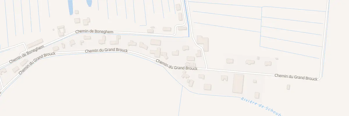 Plan du 19 Che du Grand Brouck à Clairmarais