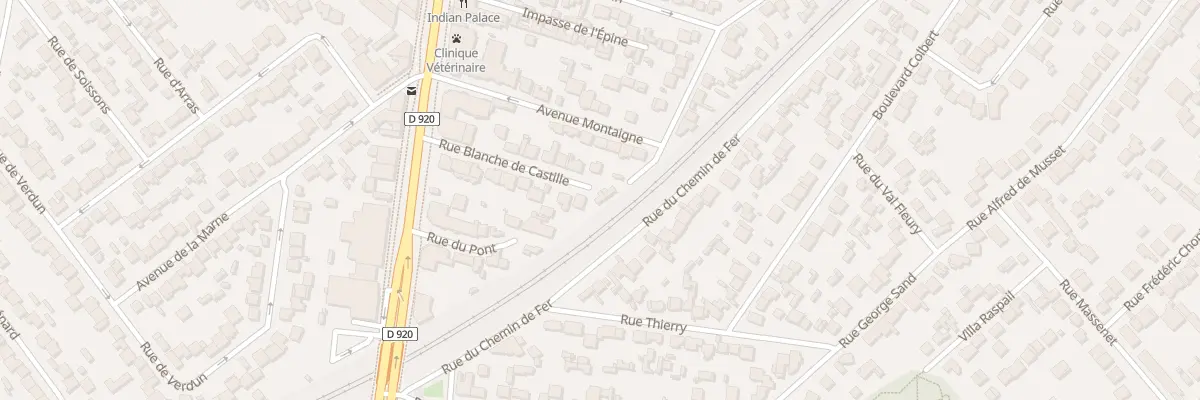 Plan du 20B Rue Blanche de Castille à Antony