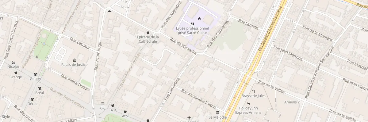Plan du 27 Rue Lamartine à Amiens