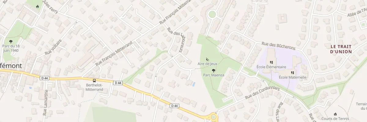 Plan du 10 Rue des Laboureurs à Bouffémont