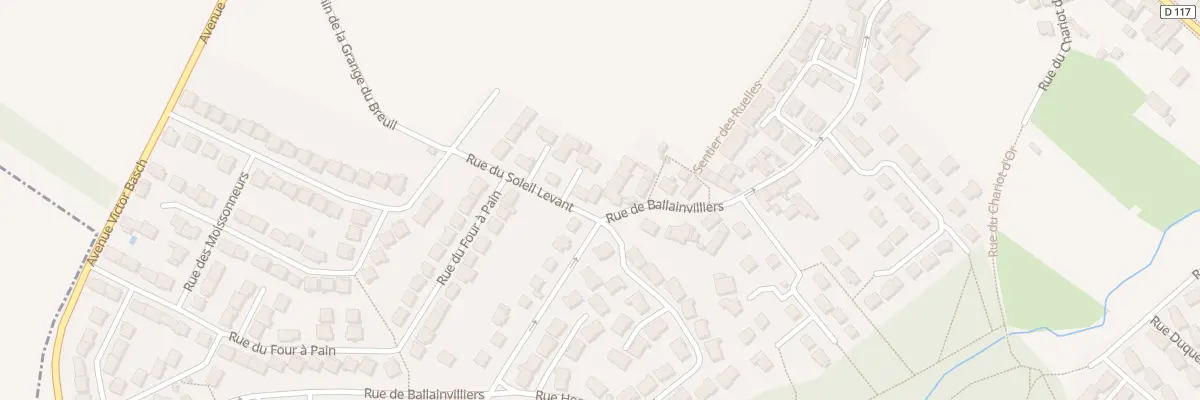 Plan du 32 Rue de Ballainvilliers à Longjumeau