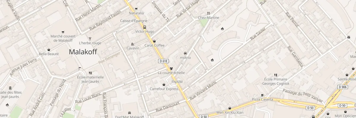 Plan du 54B Rue Chauvelot à Malakoff