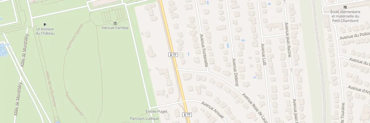 Plan du 27 Av le Nôtre à Sceaux