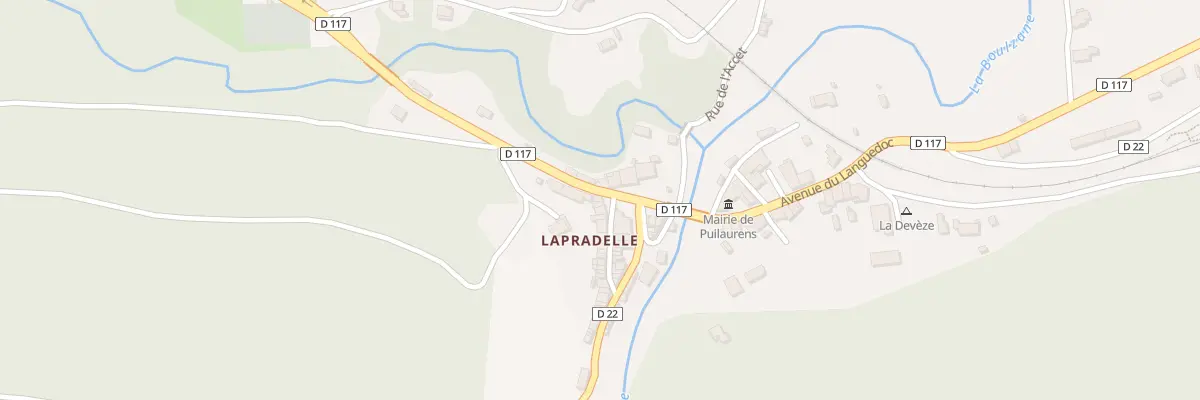 Plan du 66 Lapradelle à Puilaurens
