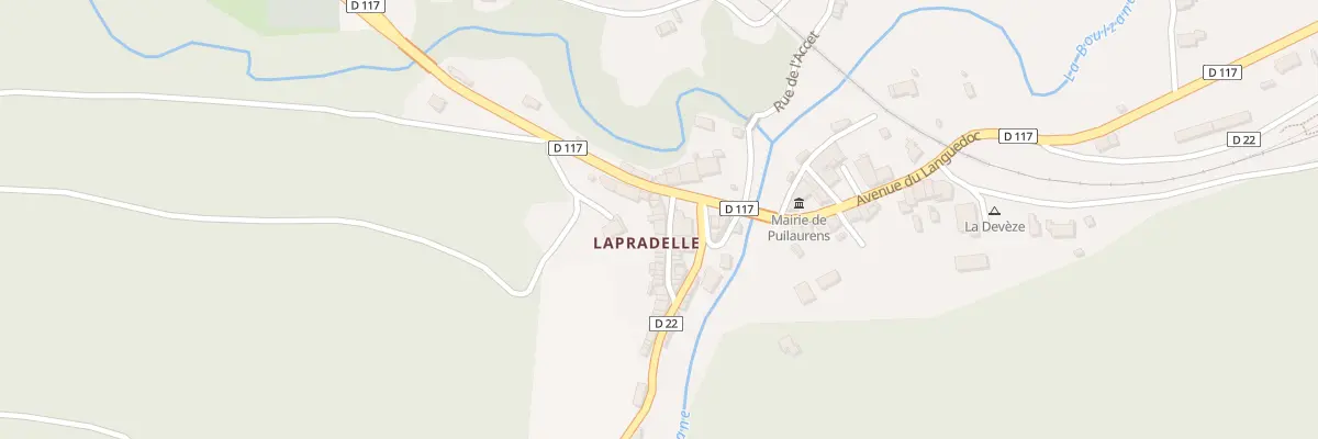 Plan du 70 Lapradelle à Puilaurens