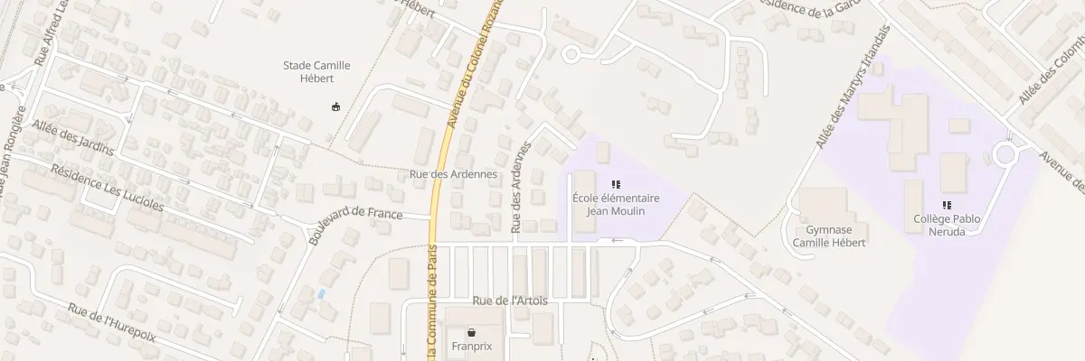 Plan du 6 Rue des Ardennes à Brétigny-sur-Orge