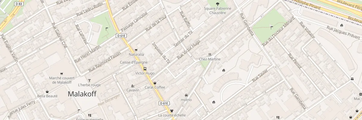Plan du 37B Rue Victor Hugo à Malakoff