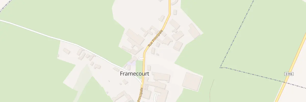 Plan du 28 Rue Principale à Framecourt
