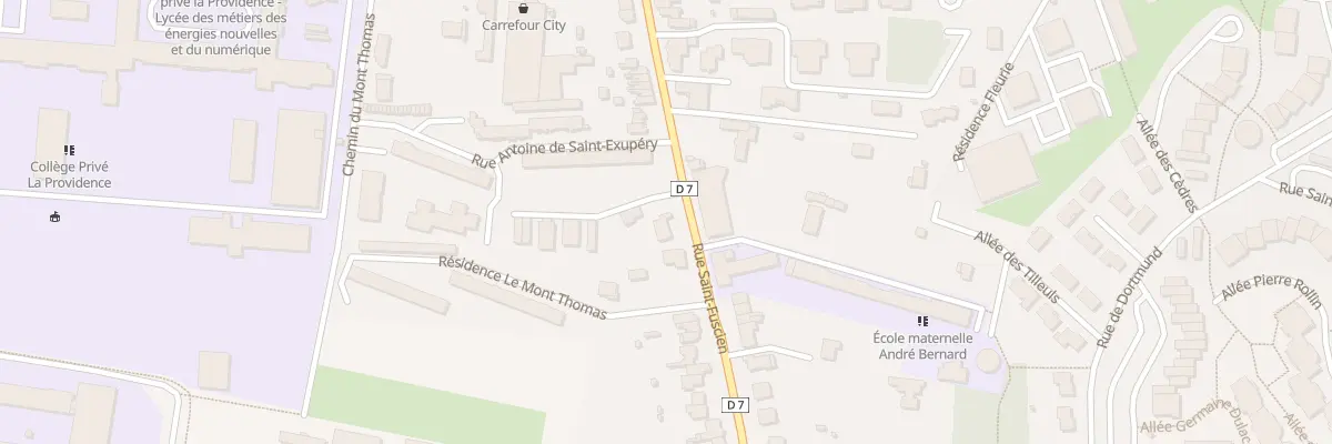 Plan du 236 Rue Saint-Fuscien à Amiens