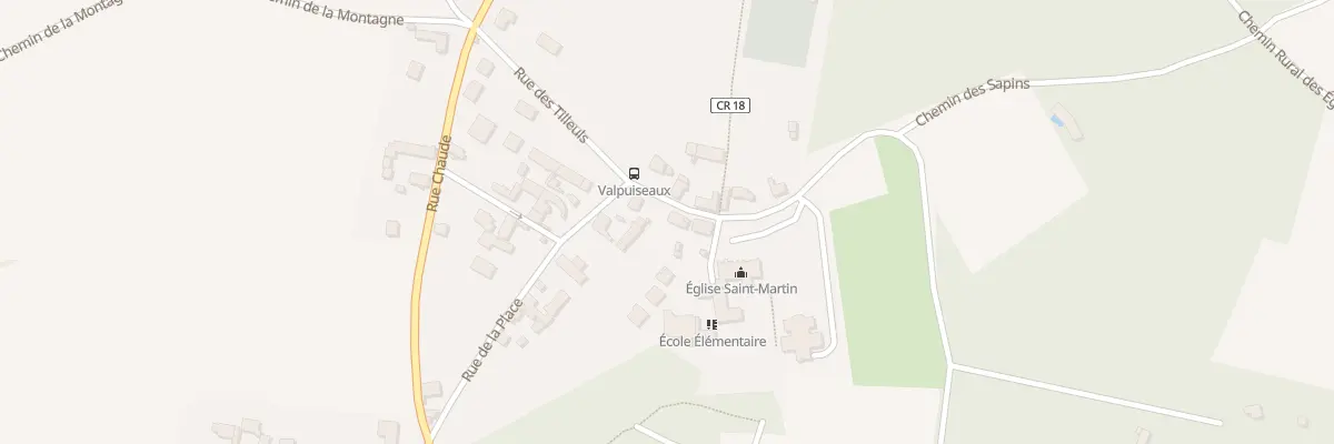 Plan du 12 Rue de la Mairie à Valpuiseaux