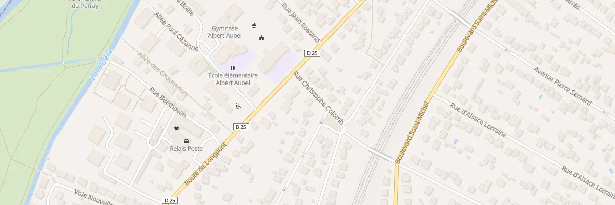 Plan du 6 Rue Christophe Colomb à Sainte-Geneviève-des-Bois