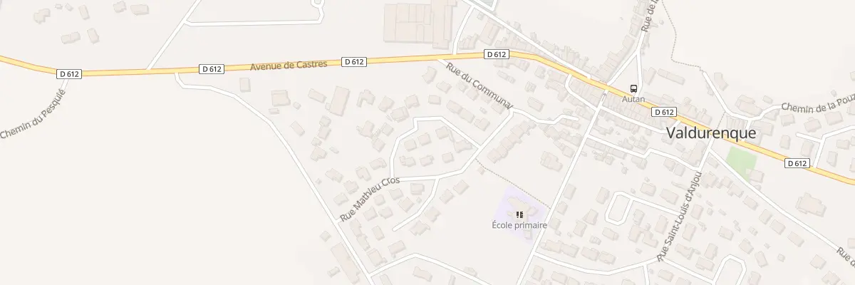 Plan du 3 Rue de la Plaine à Valdurenque