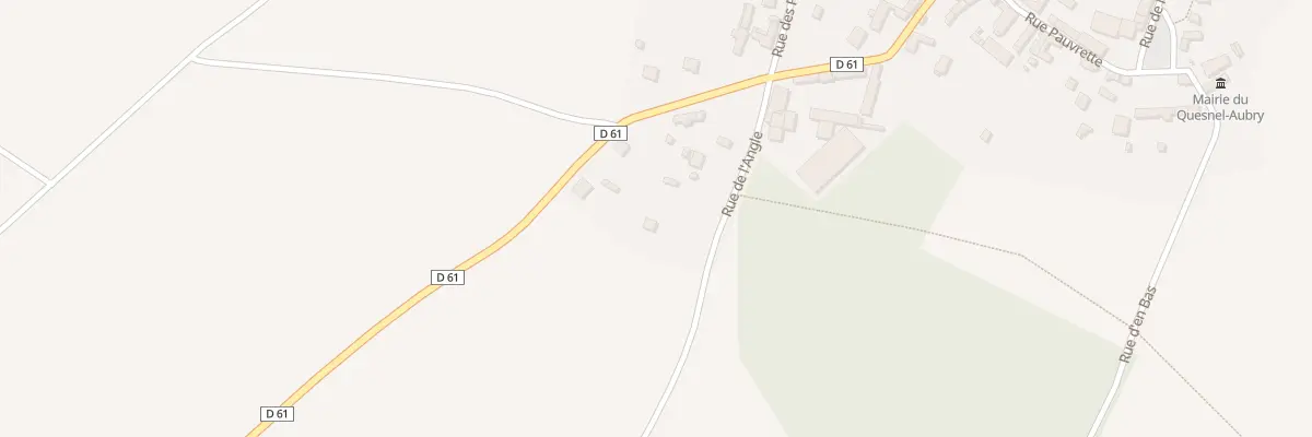 Plan du 8 Rue de l’Angle au Quesnel-Aubry