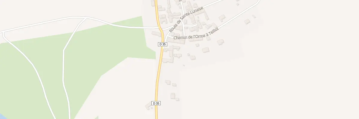 Plan du 118 La Roche Village à Corquoy