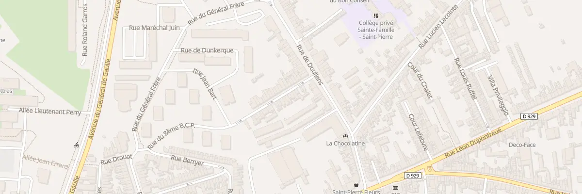 Plan du 5 Rue 8e Bataillon de Chasseurs à Amiens