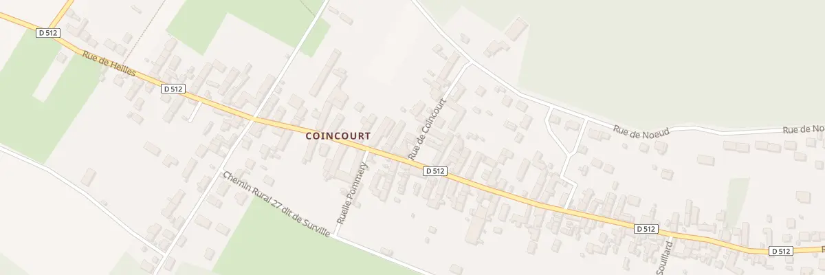 Plan du 1 Rue de Coincourt à Mouy