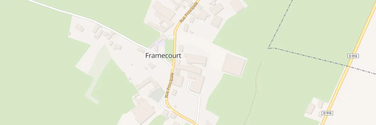 Plan du 22 Rue Principale à Framecourt