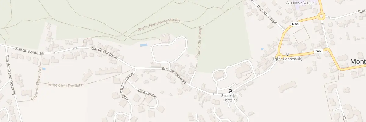 Plan du 28 Rue de Pontoise à Montsoult