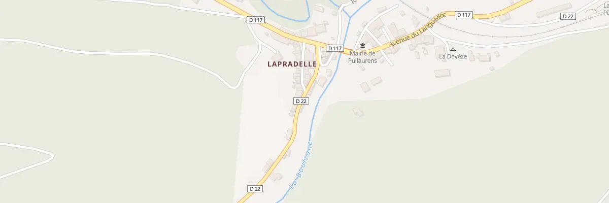 Plan du 55 Lapradelle à Puilaurens