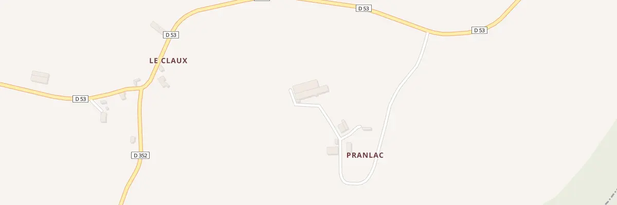 Plan du 5050 Pranlac à Saint-Victor