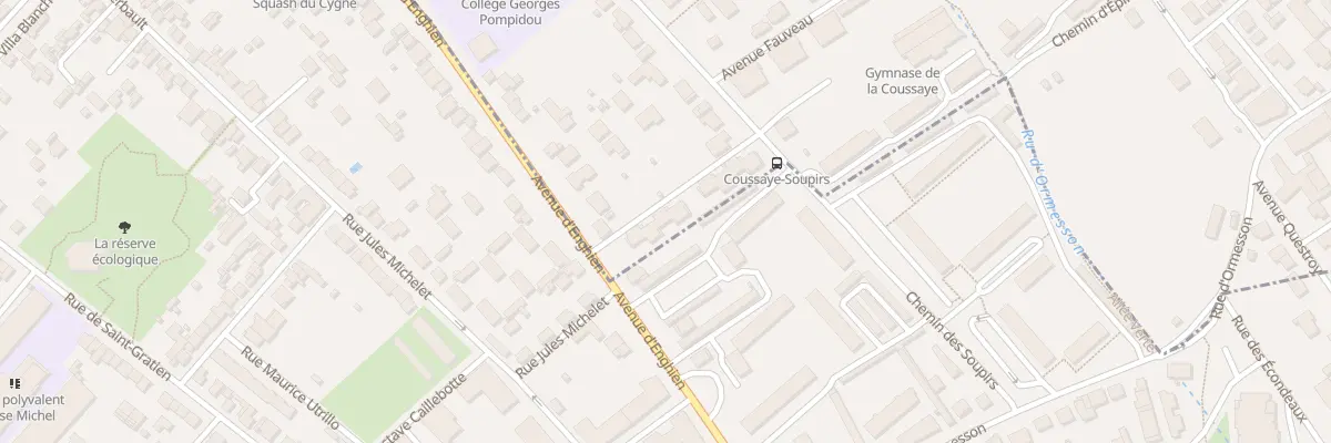 Plan du 60 Rue de la Coussaye à Enghien-les-Bains