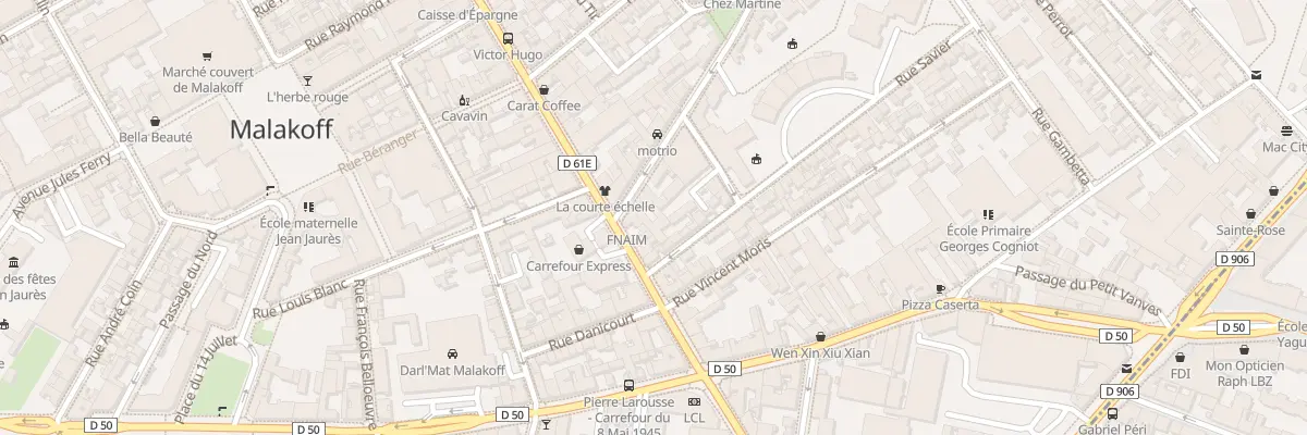 Plan du 65 Rue Chauvelot à Malakoff