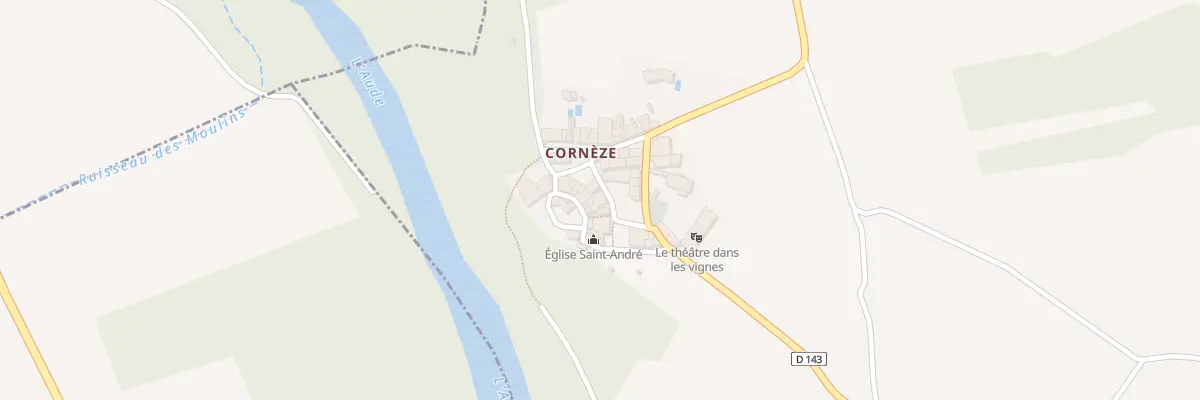 Plan du 158 Cornèze à Couffoulens