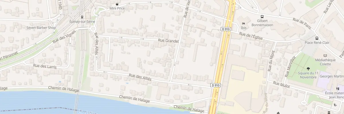 Plan du 22 Rue de Verdun à Épinay-sur-Seine