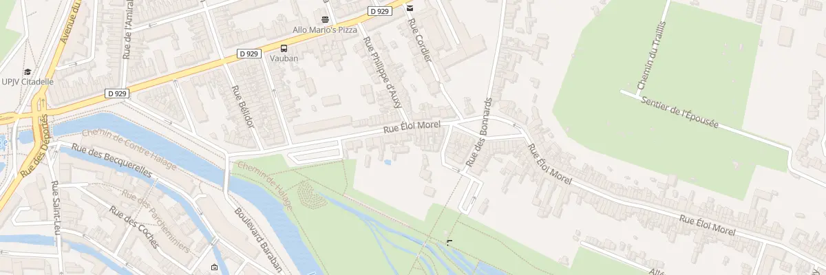 Plan du 68 Rue Eloi Morel à Amiens