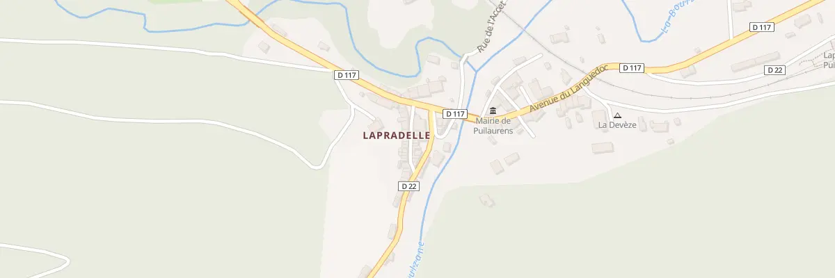 Plan du 64 Lapradelle à Puilaurens