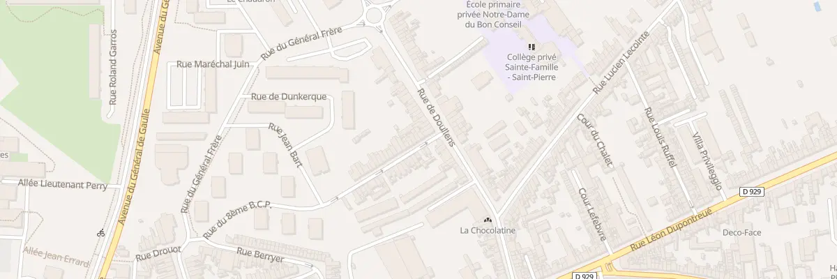 Plan du 4 Rue 8e Bataillon de Chasseurs à Amiens