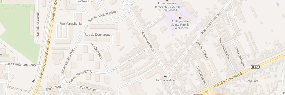 Plan du 2 Rue 8e Bataillon de Chasseurs à Amiens