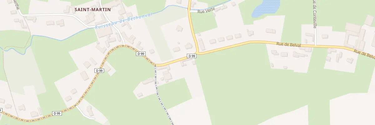Plan du 4 Rte d’Hestrus à Hernicourt