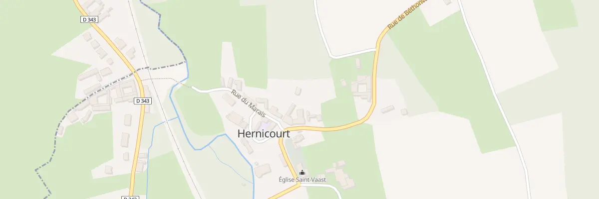 Plan du 6 Pl de la Mairie à Hernicourt