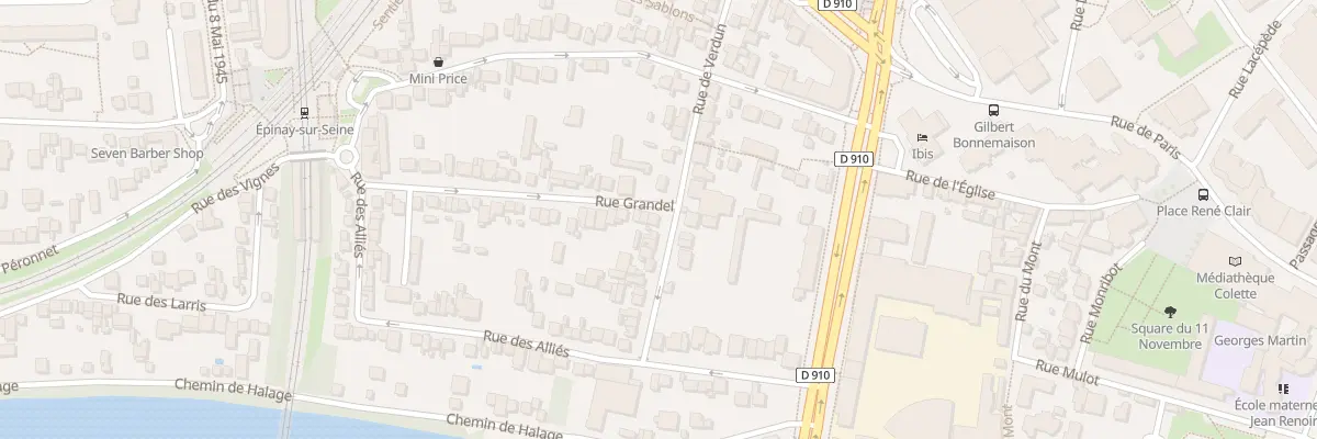 Plan du 14B Rue de Verdun à Épinay-sur-Seine