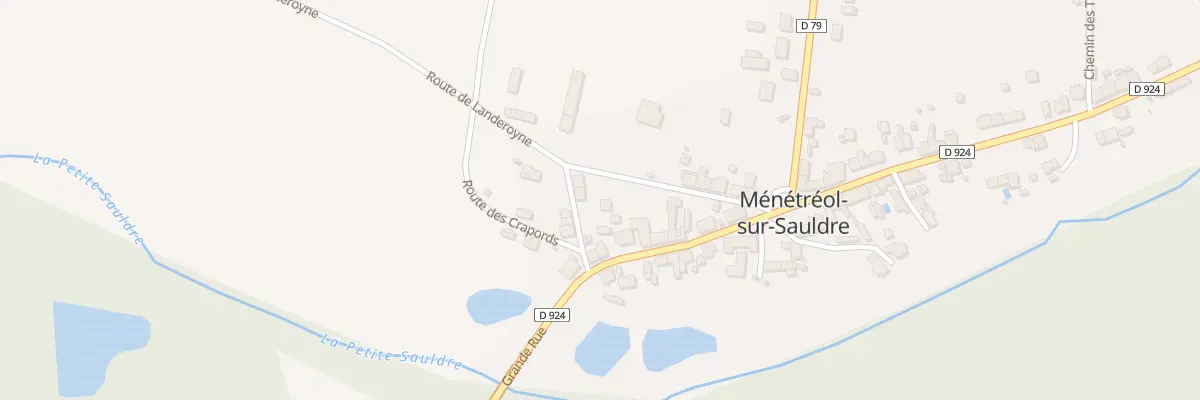 Plan du 2 Rte de la Metairie à Ménétréol-sur-Sauldre