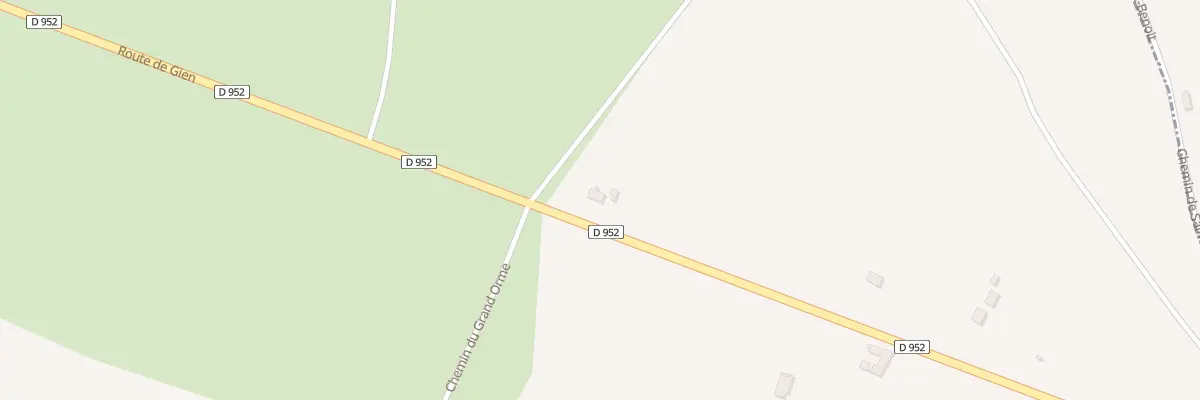 Plan du 221 Rte de Gien à Saint-Martin-d’Abbat