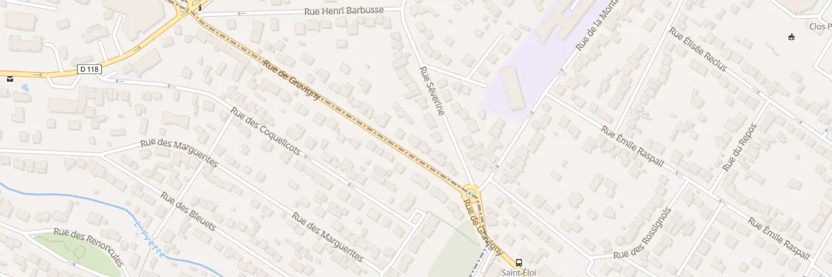 Plan du 33 Rue de Gravigny à Chilly-Mazarin