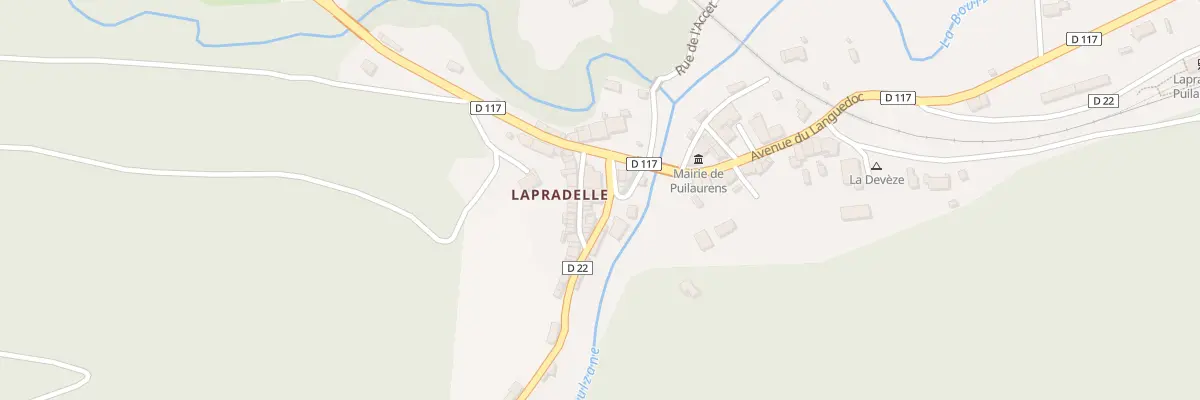 Plan du 63 Lapradelle à Puilaurens